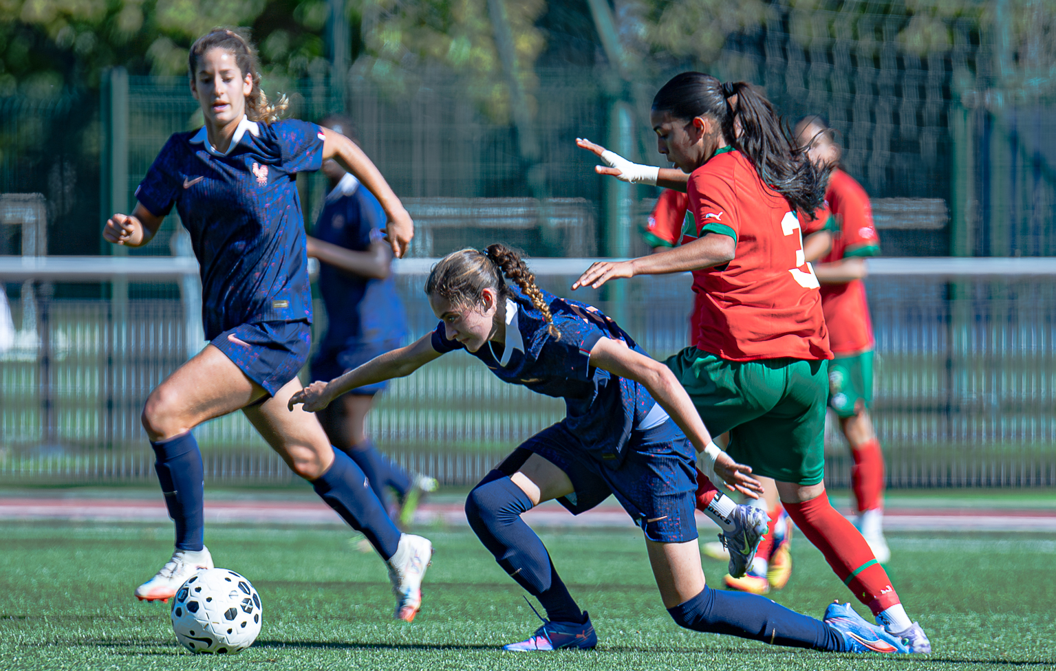 La sélection a effectué un match de préparation face au Maroc en septembre (photo Gianni Pablo)