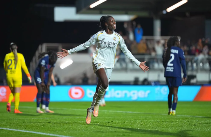 Naomie Feller buteuse pour impliquée sur le 2e but madrilène (photo UEFA.com)