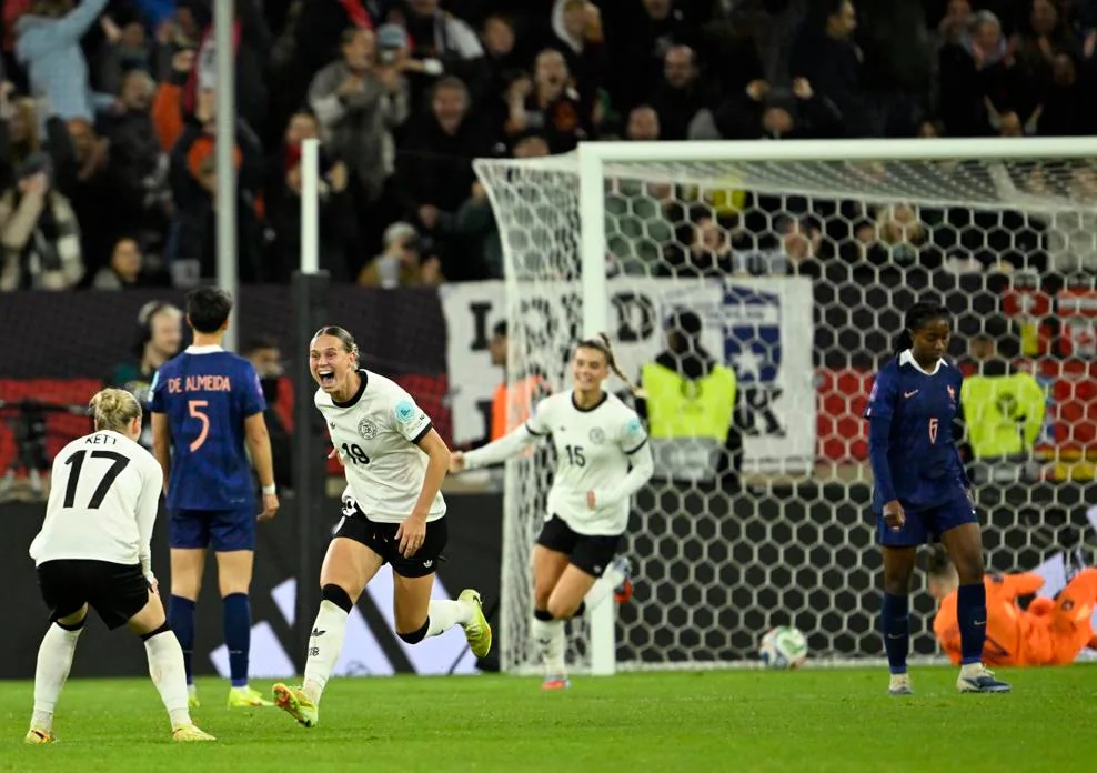 Bühl donne la victoire aux Allemandes (photo UEFA.com)