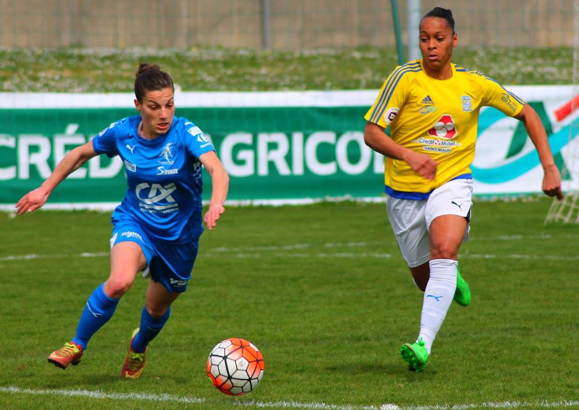 Laura Bourgouin a inscrit le second but (photo Maëlle Fonteneau)