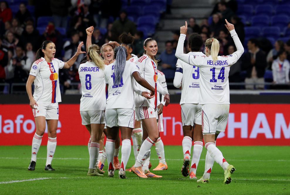 Ada Hegerberg a retrouvé la joie d'un doublé européen (photo UEFA.com=