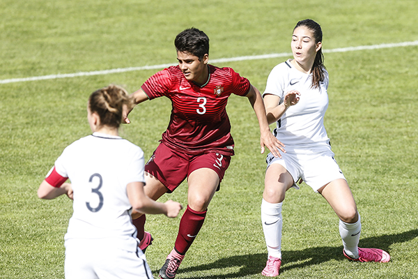 La joueuse de Vendenheim, Sarah Da Cunha, évoluait avec le Portugal (photo FPF) La joueuse de Vendenheim, Sarah Da Cunha, évoluait avec le Portugal (photo FPF)