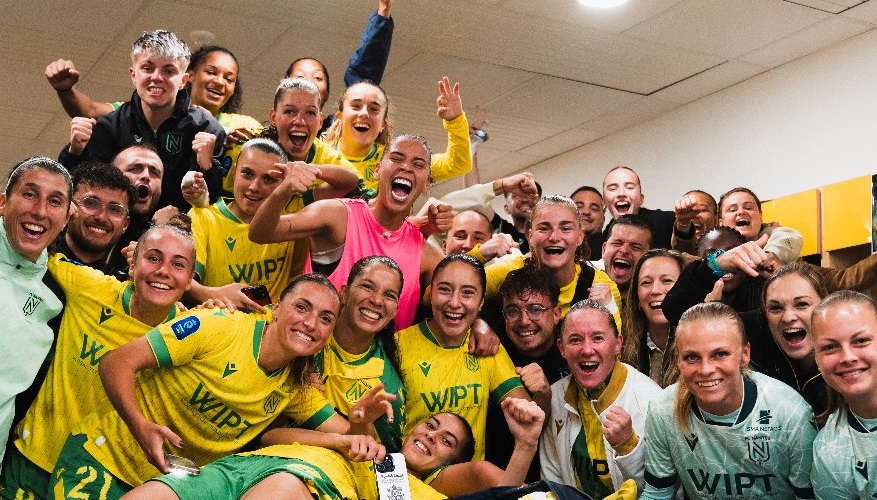 Le FC Nantes revient à une longueur de Fleury battu par le PSG avant la rencontre entre ses deux équipes (photo N. Querouil/FCN)