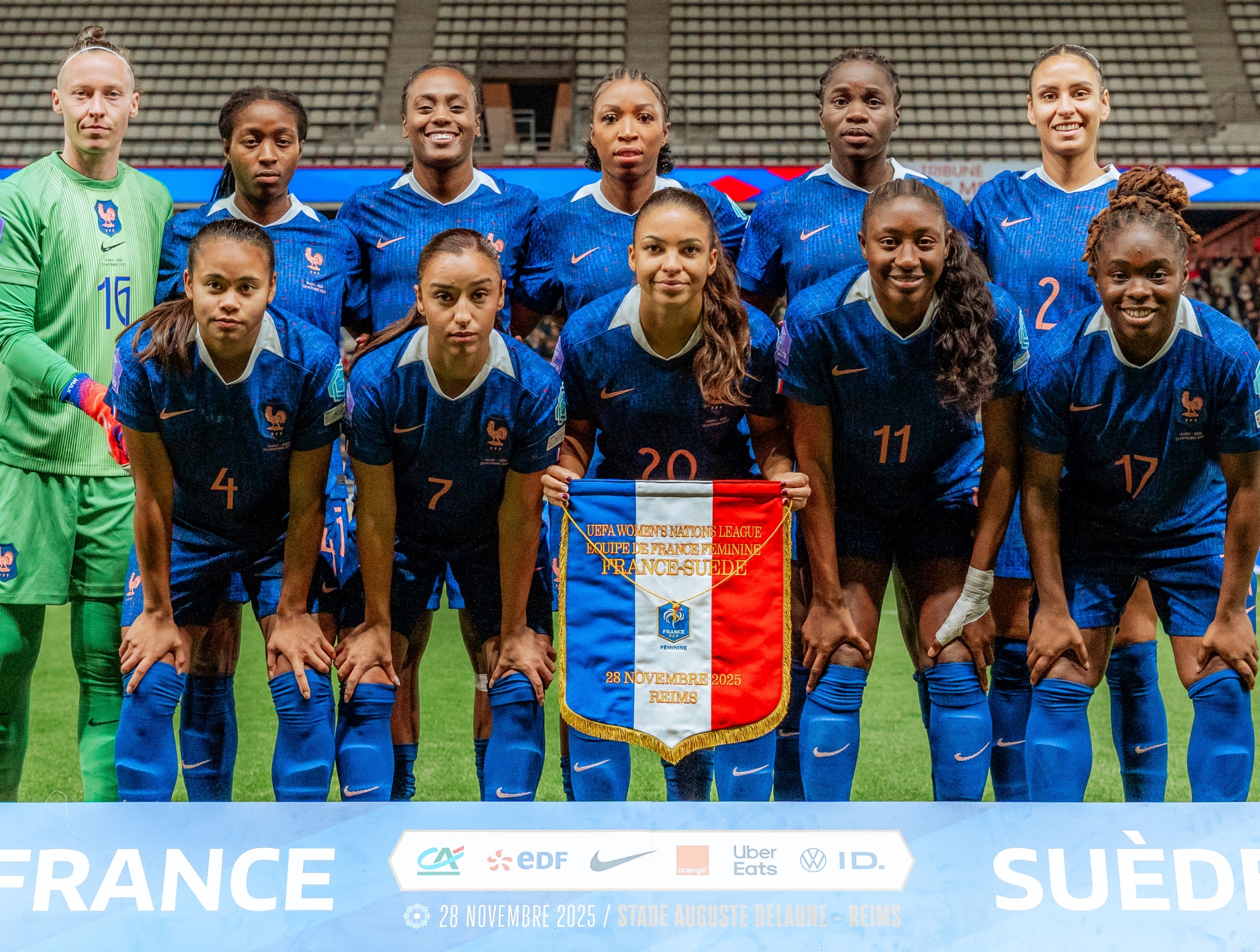 Le onze français (photo FFF)