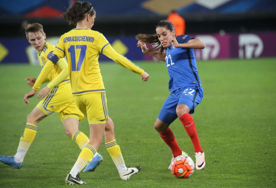 Majri aura été la meilleure joueuse de cette rencontre (photo A.Mesa/FFF) Majri aura été la meilleure joueuse de cette rencontre (photo A.Mesa/FFF)