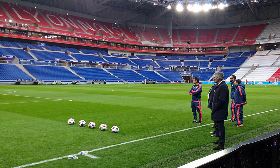 Prêcheur apprécie le Parc OL (photo OLweb.fr)