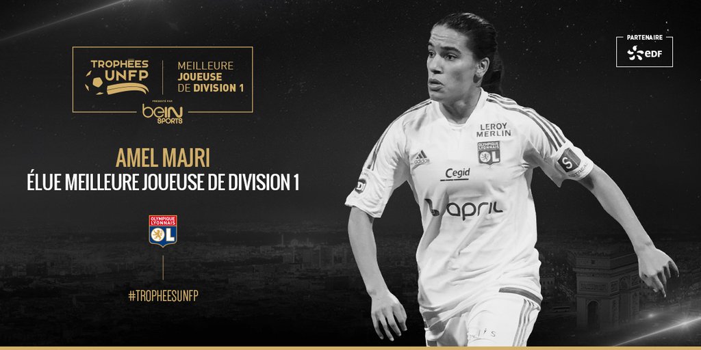 Trophées UNFP - Amel MAJRI, élue meilleure joueuse ; Griedge MBOCK, meilleure espoir