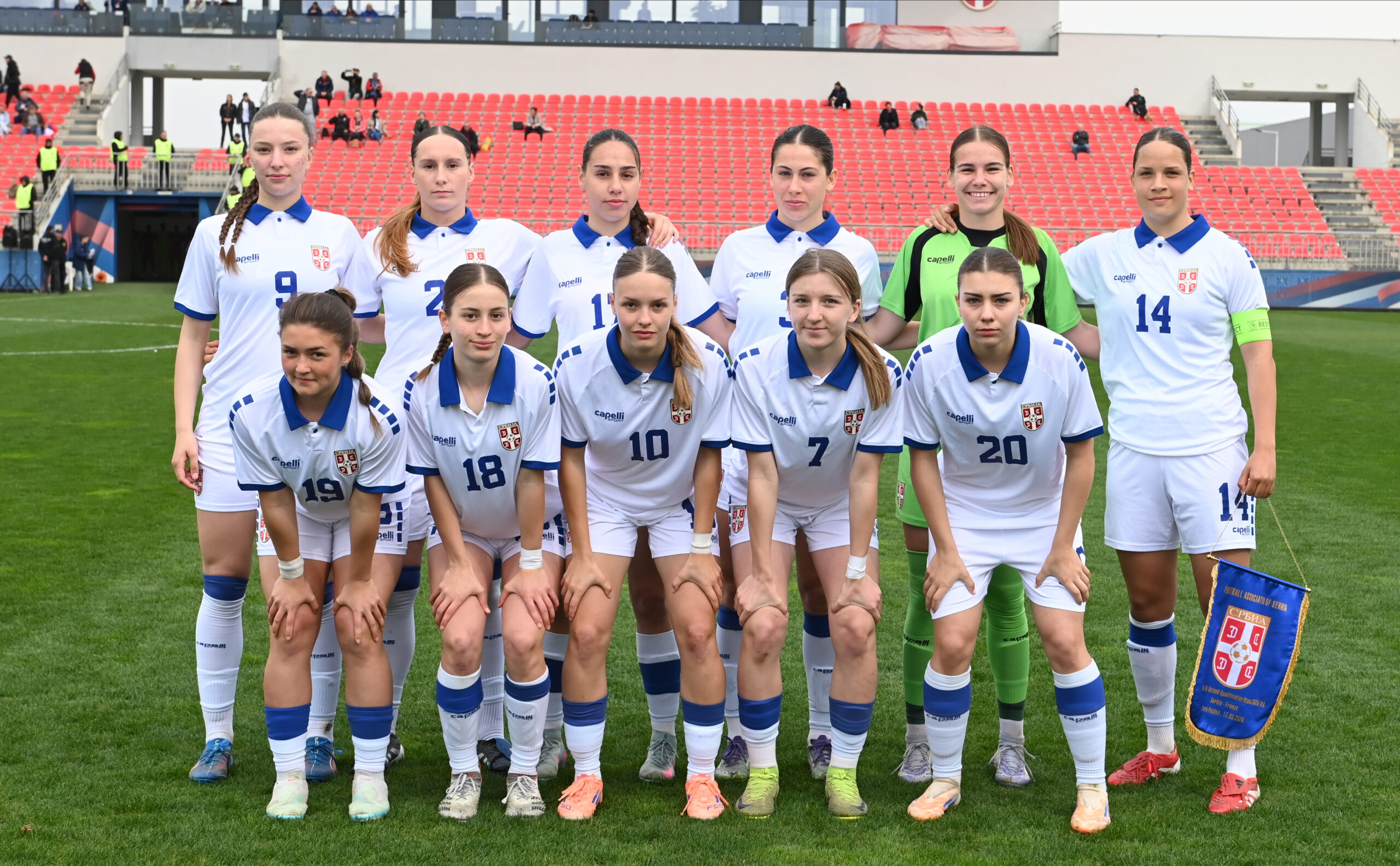 U17 - Revers face à la SERBIE