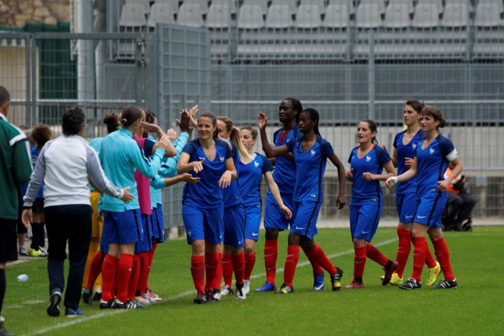 Les Françaises sont en demi (photo sébastien Duret) Les Françaises sont en demi (photo sébastien Duret)
