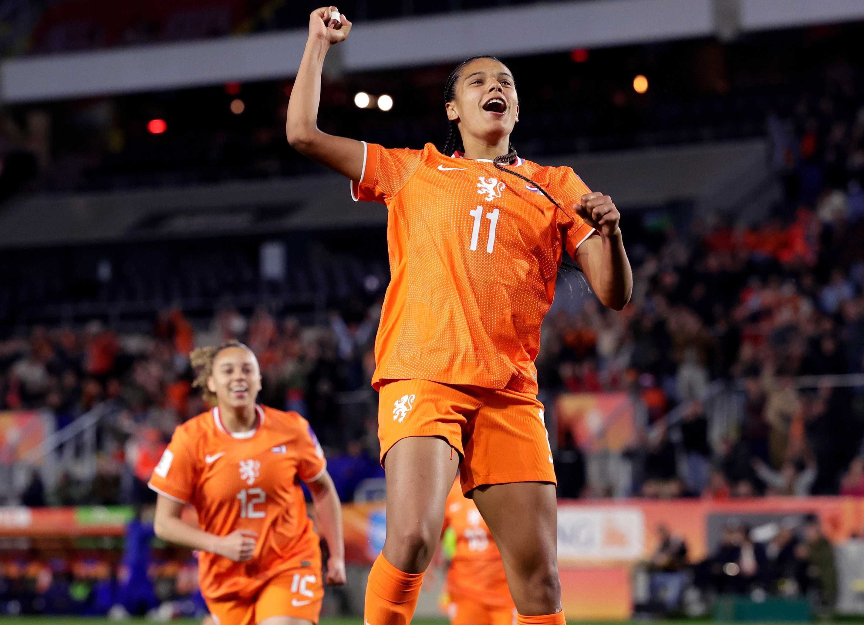 Esmee Brugts a offert la victoire aux Oranje (photo KNVB)