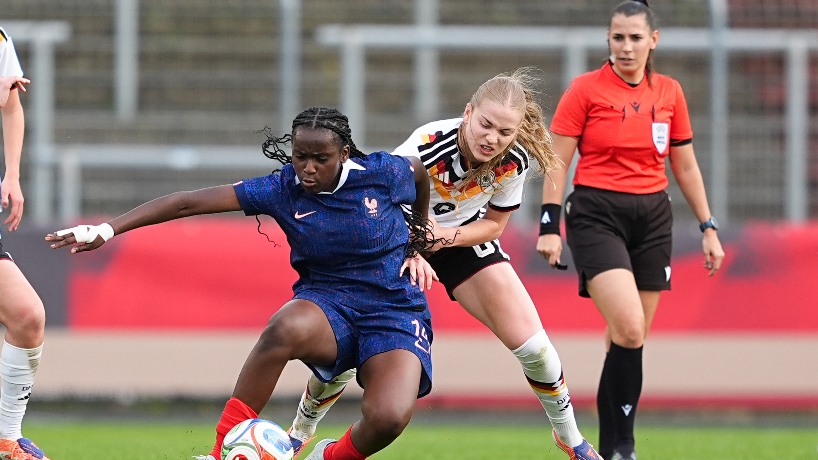 Fin de parcours pour Diakité et les Bleuettes battues par l'Allemagne (photo DFB)