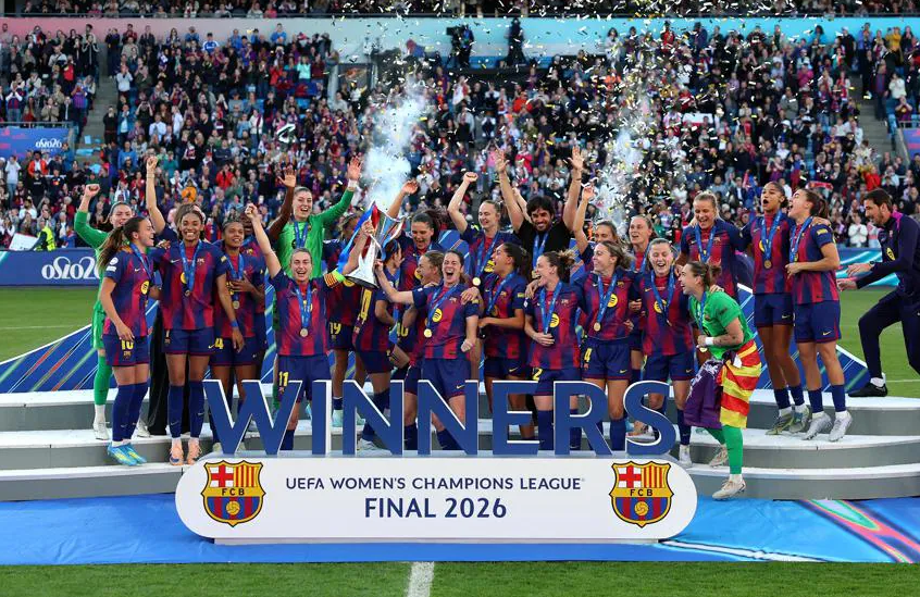 Ligue des Champions - Le FC BARCELONE corrige l'OL LYONNES en seconde période