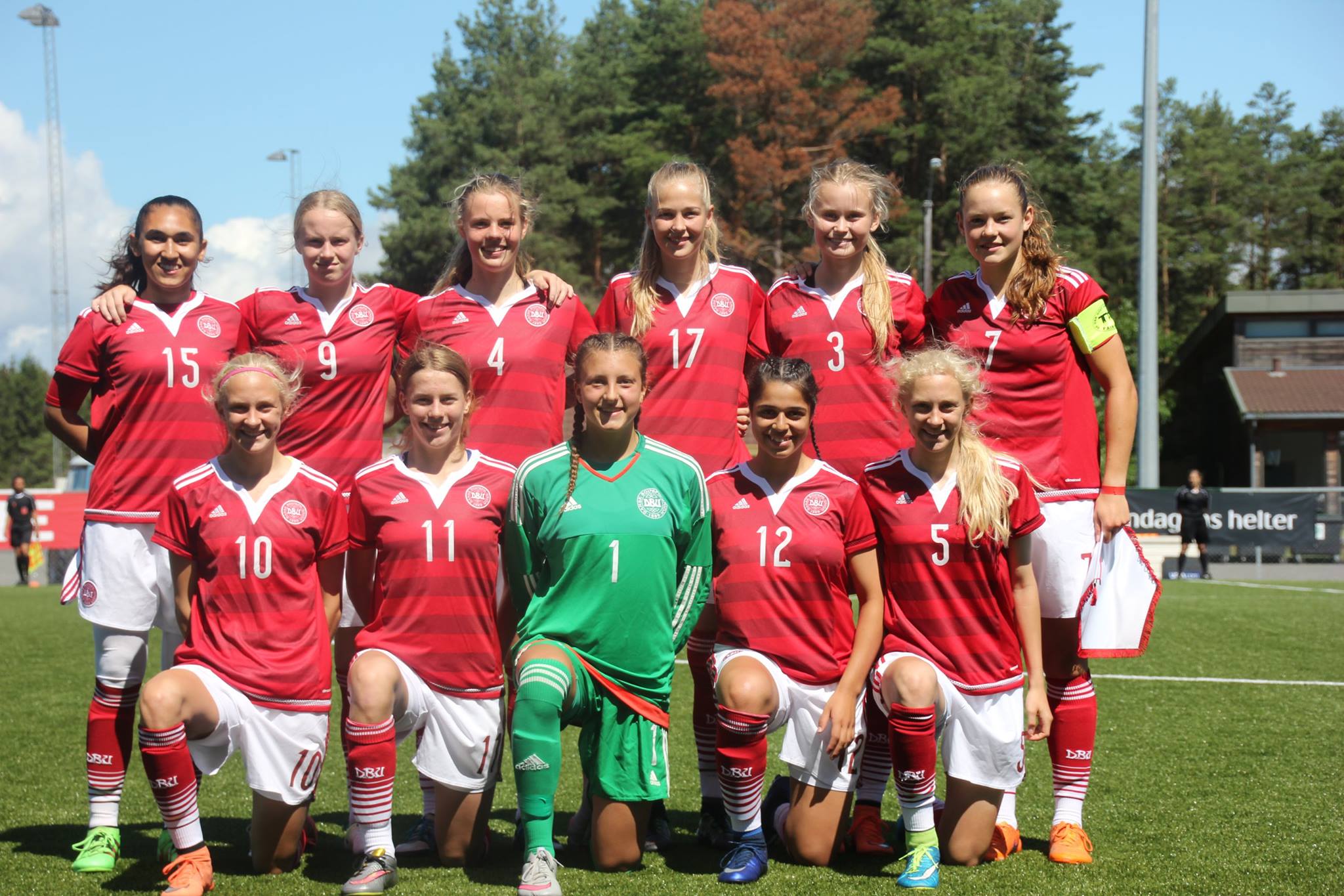 L'équipe danoise (photo DBU)