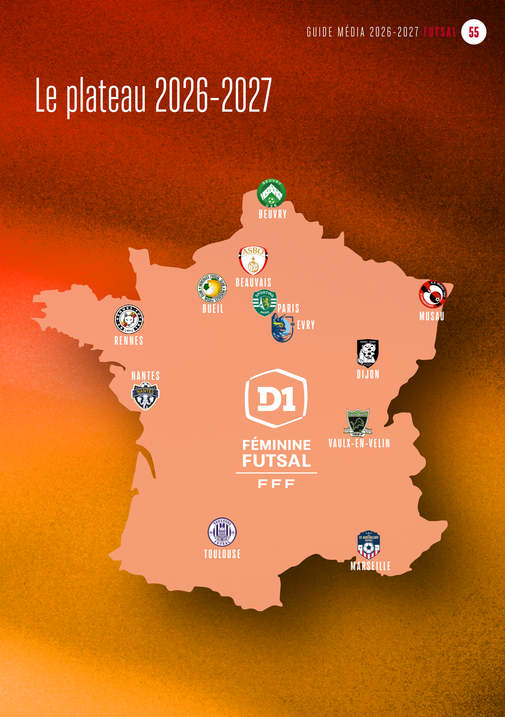 D1 Futsal Féminine : douze clubs pour écrire la première page de l’histoire