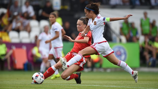 L'Espagne a déroulé pour prendre la première place devant la Suisse (5-0) (photo UEFA) L'Espagne a déroulé pour prendre la première place devant la Suisse (5-0) (photo UEFA)