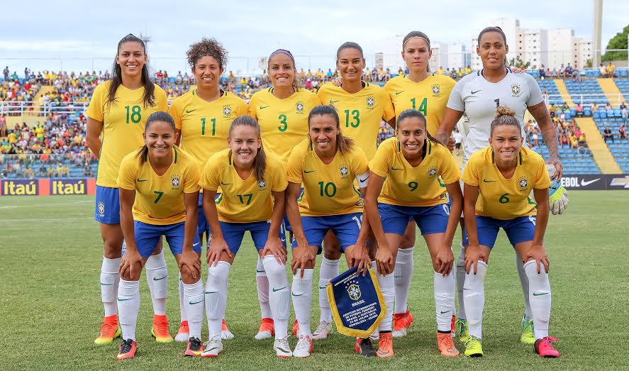 Le onze du Brésil (photo CBF)