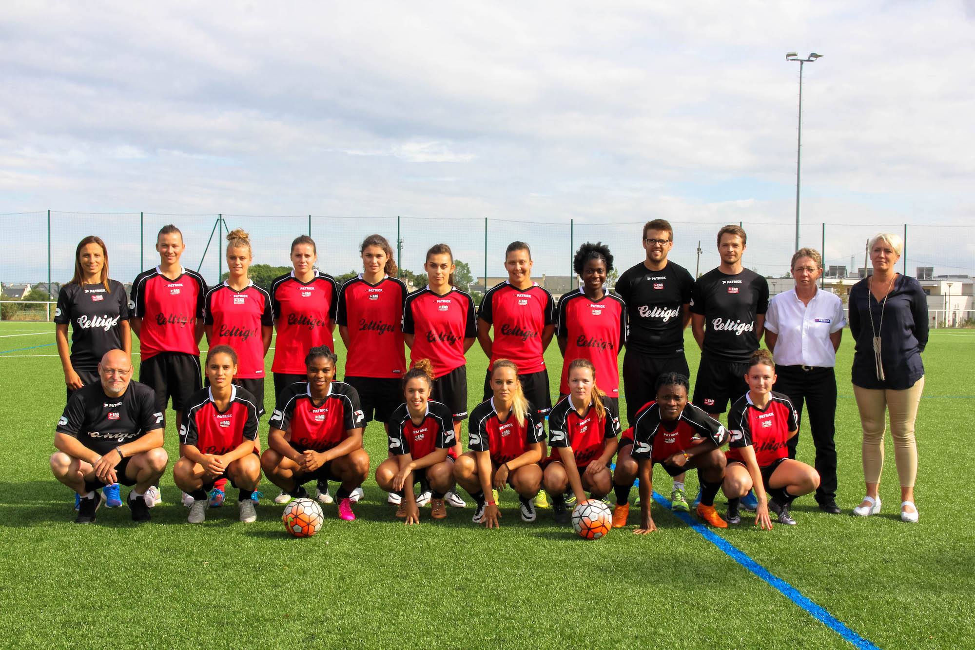 Les Guingampaises à la reprise (photo EAG)