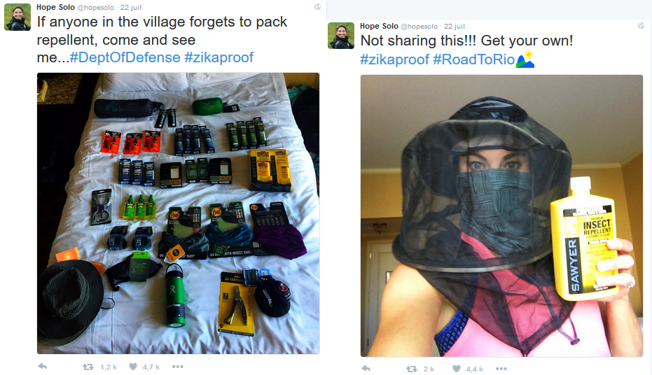 Les tweets postés par Hope Solo le 22 juillet dernier... Les tweets postés par Hope Solo le 22 juillet dernier...