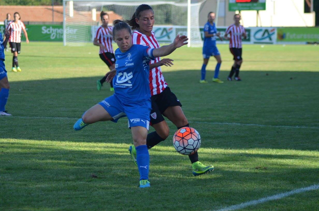Anaïs Dumont face à Bilbao (photo ASJ Soyaux)