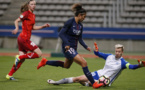 Cristiane n'a pas marqué mais a offert le deuxième but à Sarr (photo TeamPics/PSG.fr)