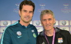 Les deux entraîneurs Kellermann et Prêcheur se retrouvent ce soir pour le quart de finale aller (photo OLweb.fr)