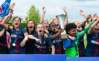 Les Parisiennes célèbrent leur victoire (photo Gianni Pablo)