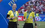 Manuela Nicolosi et Stéphanie Frappart, le duo français en finale le 7 juillet dernier (photo Eric Baledent/FOF)