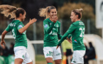 Laury Jesus, à droite, a inscrit deux buts contre Grenoble (photo ASSE)