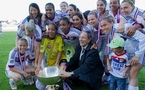 Paul Piémontèse avec les Lyonnaises (photos LMP/Willam Morice)