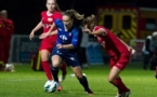 Comme à l'aller, Gaëtane Thiney a été l'unique buteuse juvisienne (photo W Morice/LMP)