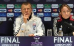 Patrice Lair et Sonia Bompastor (photo uefa)
