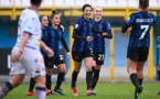 Ghoutia Karchouni, buteuse, avec l'Inter Milan (photo facebook Karchouni)