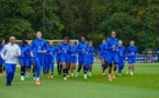 Les Bleues ont débuté la préparation à Clairefontaine avant de rejoindre Dresde (photo FFF)