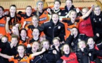 Glasgow City après avoir sorti les Suissesses de Zürich (photo club)