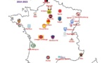 La carte des participants