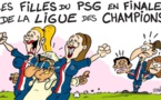 A l'issue de la demi-finale, ce dessin avait fait sourire, les filles tenteront maintenant d'aller au bout