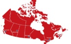 Le Canada et ses six villes d'accueil (source FIFA)