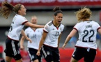 Celia Sasic signe un triphé d'entrée (photo DFB)