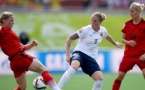 Celia Sasic signe un triphé d'entrée (photo DFB)