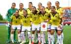 Le onze colombien lors du premier match (photo FIFA)