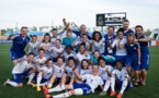 Le groupe tricolore fête sa qualification (photo FFSU)