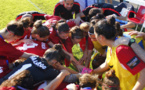 Les joueuses de l'Atletico samedi dernier avant le match contre Oiartzun (photo club)