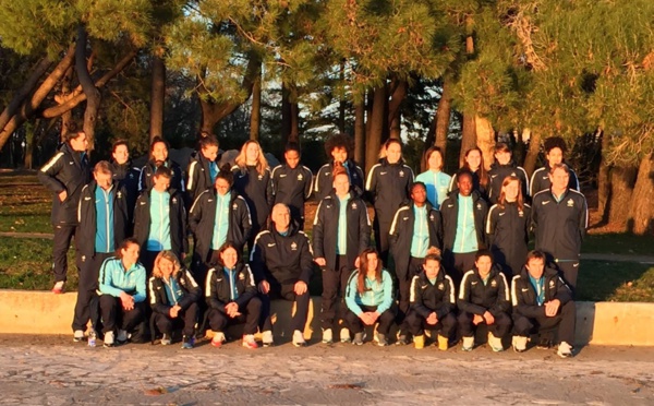 FRANCE B - 26 joueuses en stage à Clairefontaine