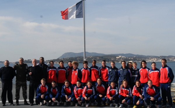 L'équipe de France militaire en stage à Toulon
