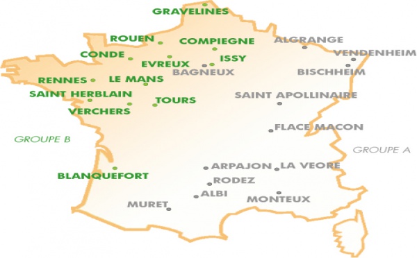 Les groupes de D2 2009-2010 connus