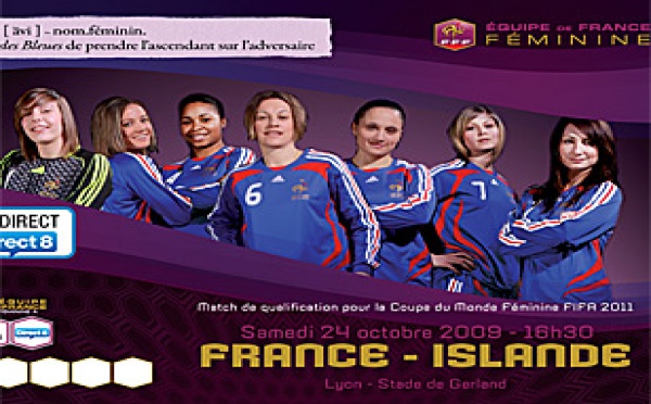 Les 18 Bleues pour France - Islande, le 24 octobre à Lyon