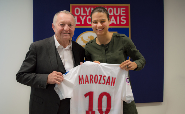 #D1F - Dzsenifer MAROZSAN a prolongé jusqu'en 2020 avec l'OL