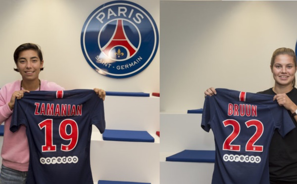 #D1F - Annahita ZAMANIAN et Signe BRUUN signent au PSG