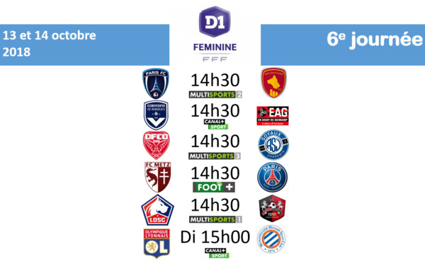 #D1F - J6 : le championnat reprend ses droits