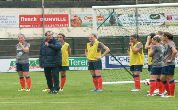 L'entraînement des Bleues en images